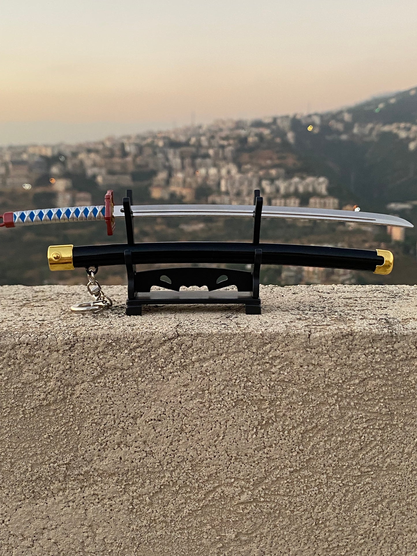 Tomioka Giyu Katana Keychain