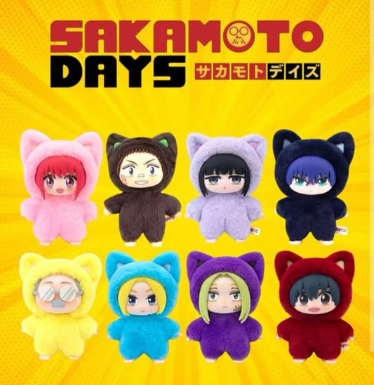 Sakamoto Days Blind Box Cat Ear Plush by Eakie!