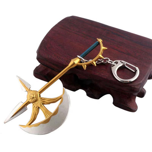 7DS Escanor’s Divine Axe of Rhitta Keychain!