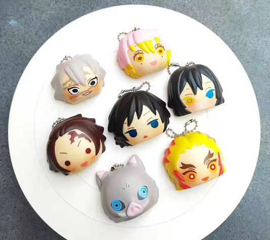 Demon Slayer Blind Box Silicon Squishy Pendant