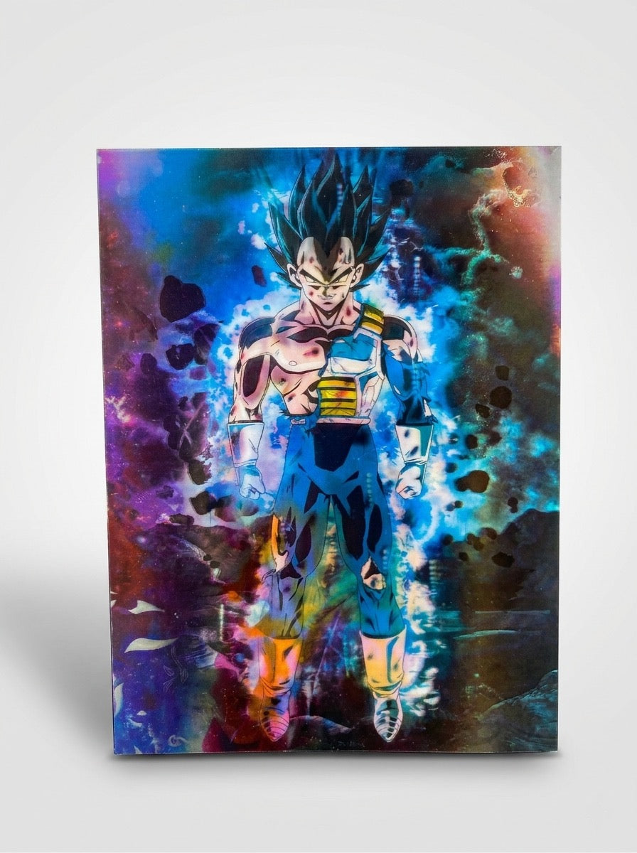 Dragon Ball 5D Luminous Poster (Vegata/Goku)