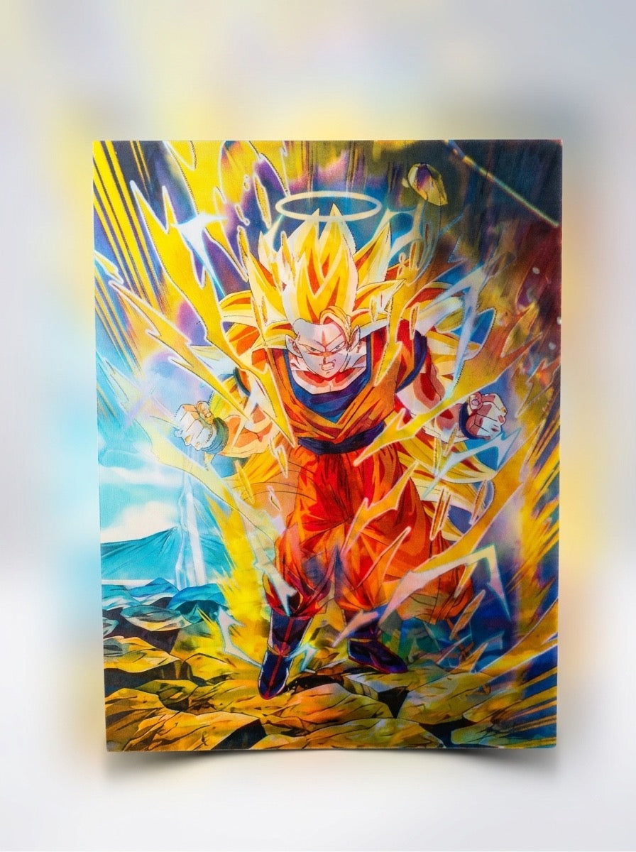 Dragon ball Z 5D Luminous Poster (Goku)