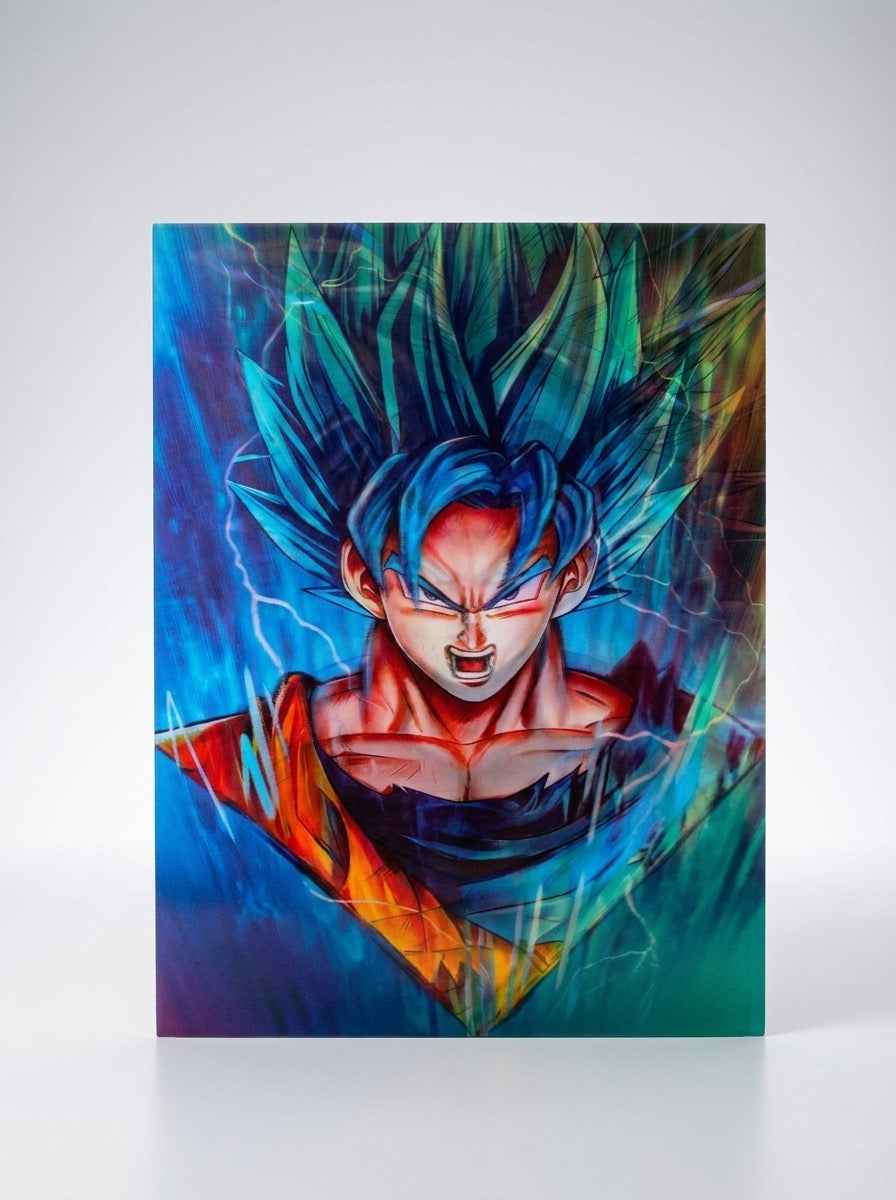 Dragon Ball 5D Luminous Poster (Goku/Broly)