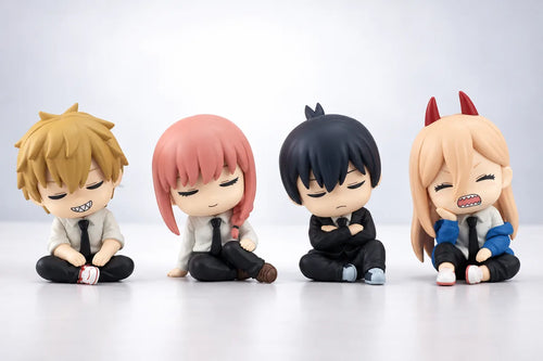 Chainsaw Man Sleeping Gachapon Figures!
