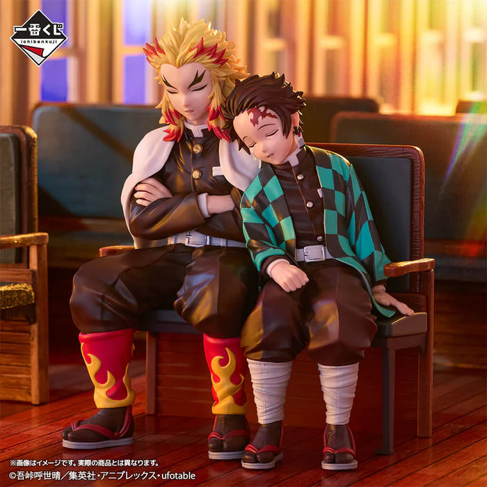 Ichiban Kuji Prize B. Rengoku & Tanjiro Revible Moment Figure!