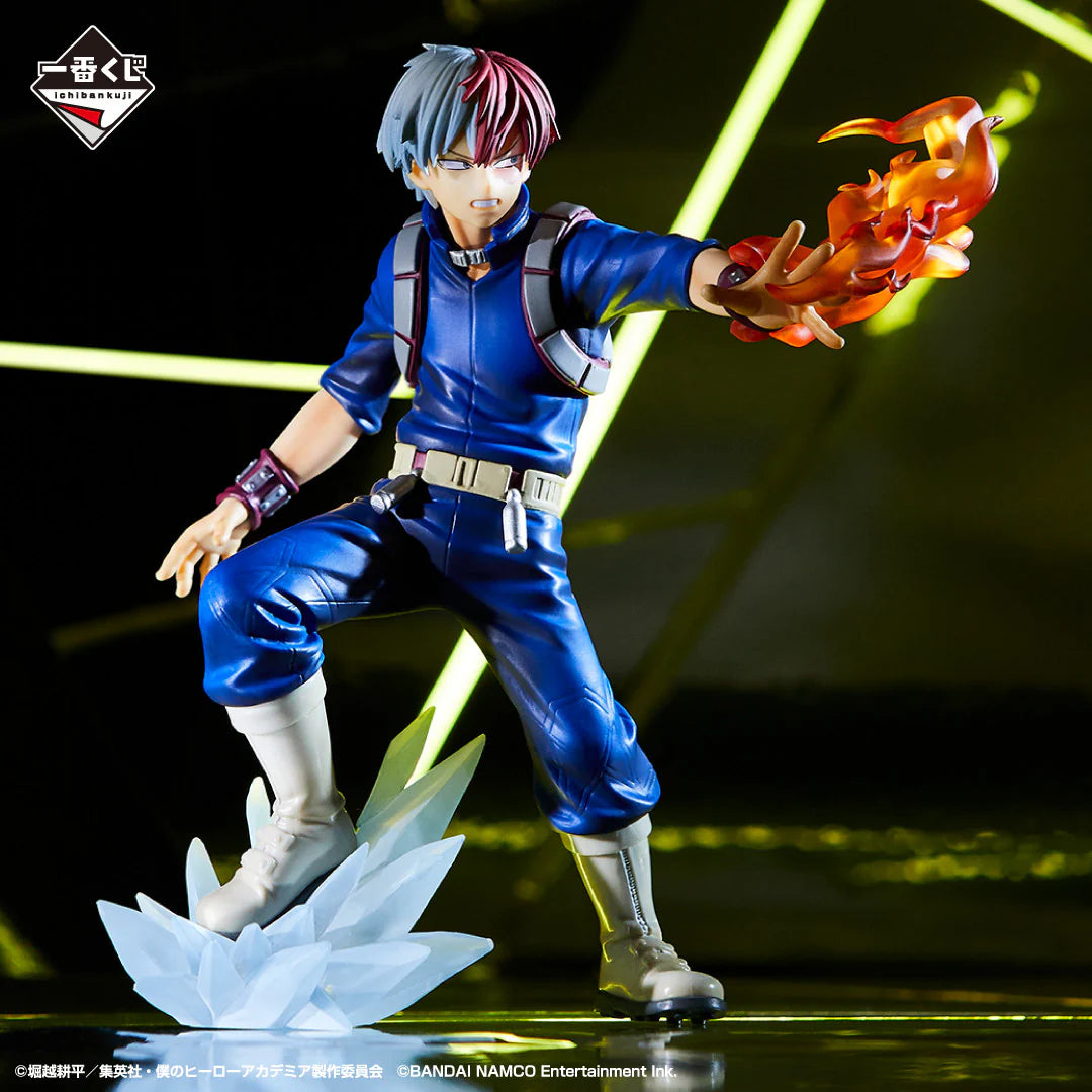 My Hero Academia - Ichiban Kuji Ultra Impact Shoto Todoroki Figure by Bandai [Open Box]