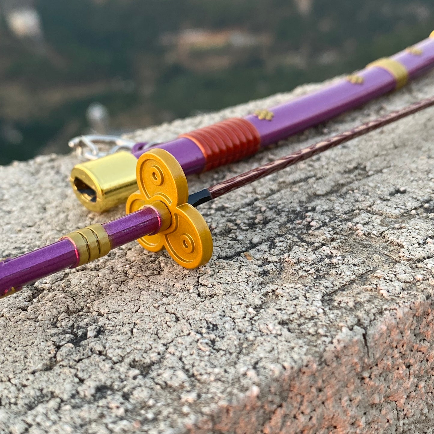 Enma Purple Katana Keychain