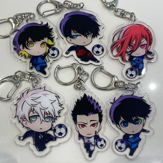 Blue Lock acrylic keychains