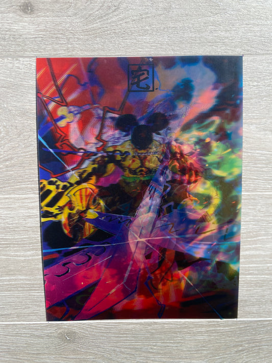 One Piece 5D Luminous Poster (Ace/Luffy/Zoro)