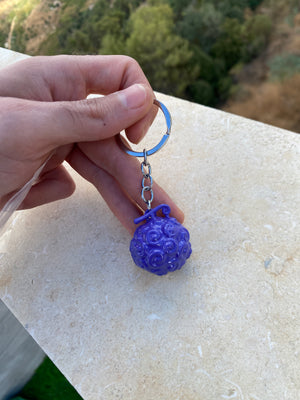One Piece Devil Fruit Keychains