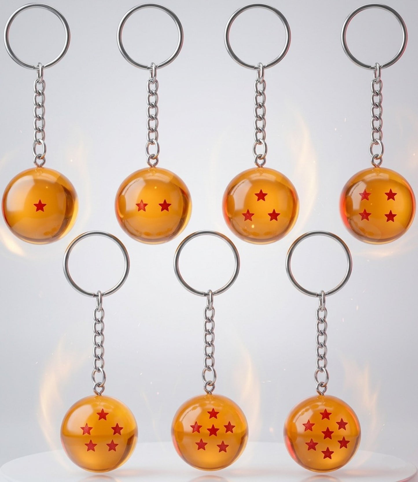 Dragon Ball Crystal Ball Keychains