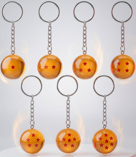 Dragon Ball Crystal Ball Keychains