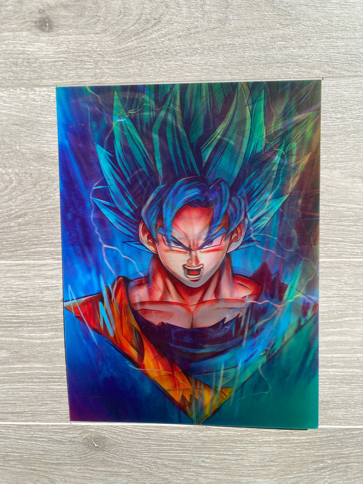 Dragon Ball 5D Luminous Poster (Goku/Broly)
