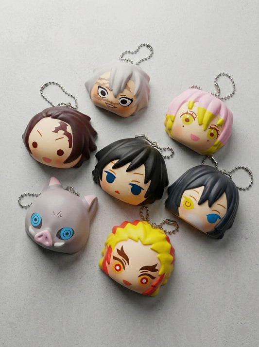 Demon Slayer Blind Box Silicon Squishy Pendant