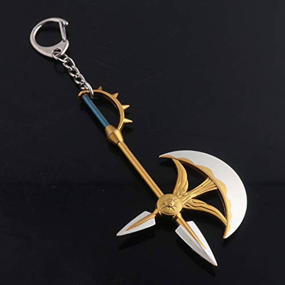 7DS Escanor’s Divine Axe of Rhitta Keychain!