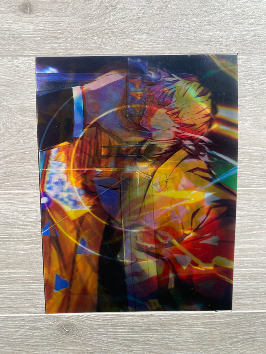 Demon Slayer 5D Luminous Poster (Zenitsu)