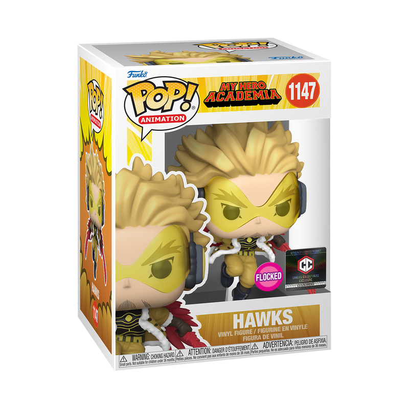 Funko Pop! My Hero Academia Hawks (Flocked) #1147 [Special Edition]