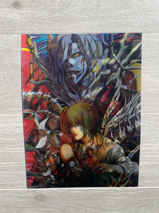 Death Note 5D Luminous Poster (Light/Misa/L)