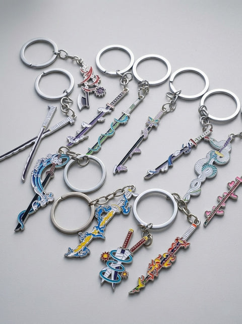 Demon Slayer Swords Keychains