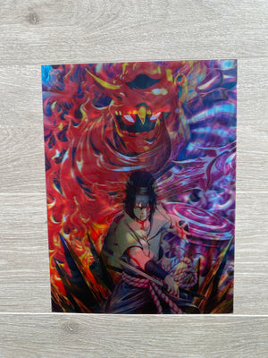 Naruto 5D Luminous Poster (Madara/Itachi/Sasuke)