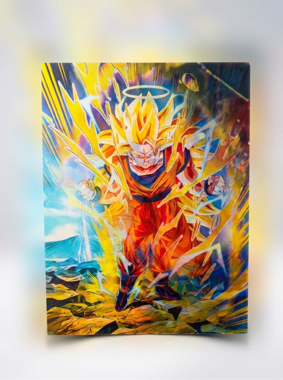 Dragon ball Z 5D Luminous Poster (Goku)
