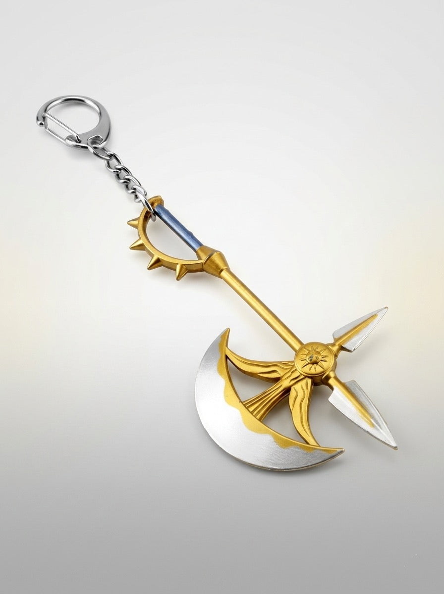 7DS Escanor’s Divine Axe of Rhitta Keychain!
