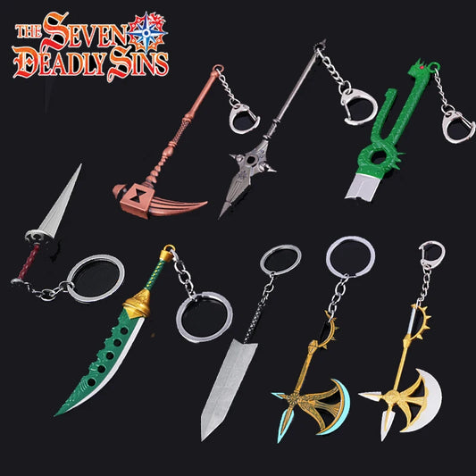 7 Deadly Sins Weapon keychains