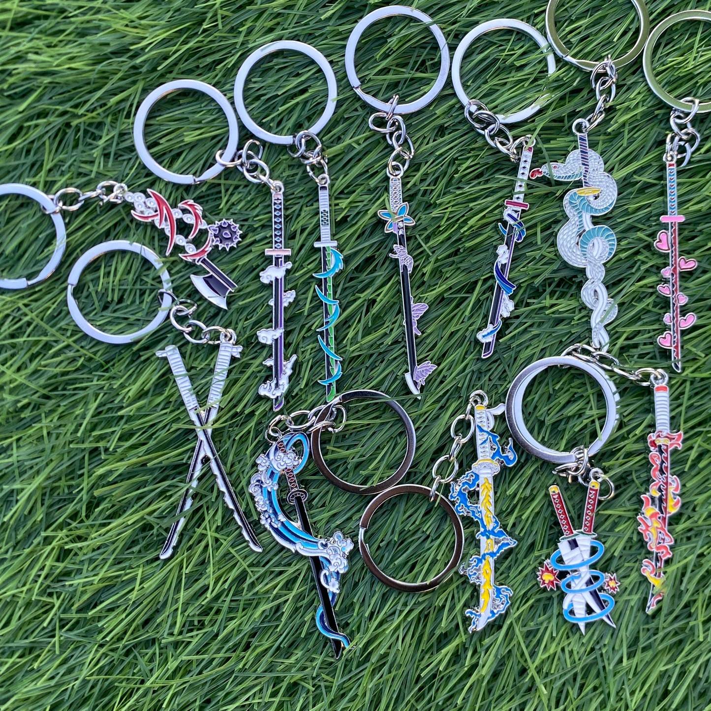 Demon Slayer Swords Keychains