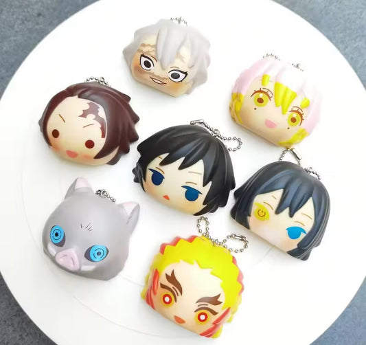 Demon Slayer Blind Box Silicon Squishy Pendant