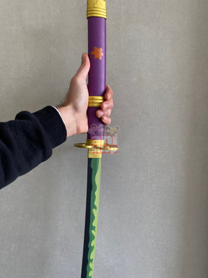 One Piece - Roronoa Zoro Premium Steel Katana [Enma Purple]