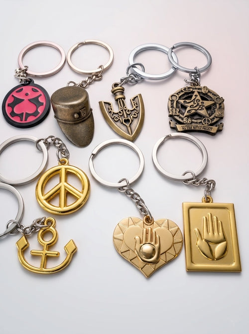 JJBA Metal Keychains