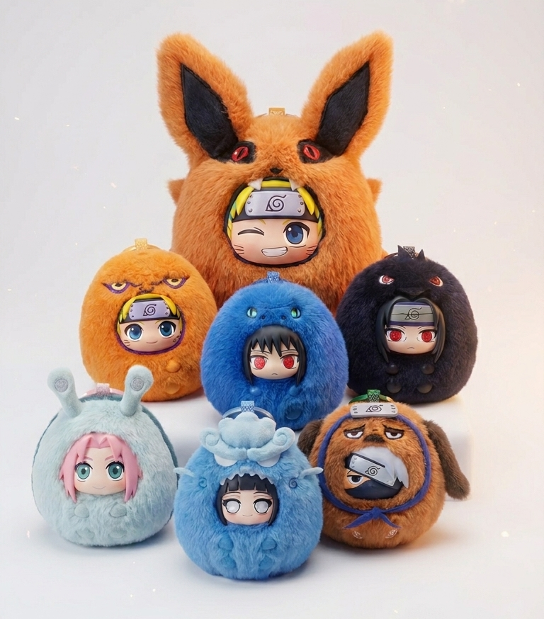 Naruto Cute Beast Blind box Plush by Eakie