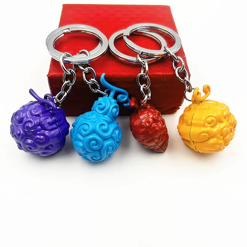 One Piece Devil Fruit Keychains