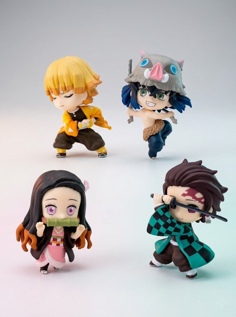 Demon Slayer Chibi Figures (RARE)