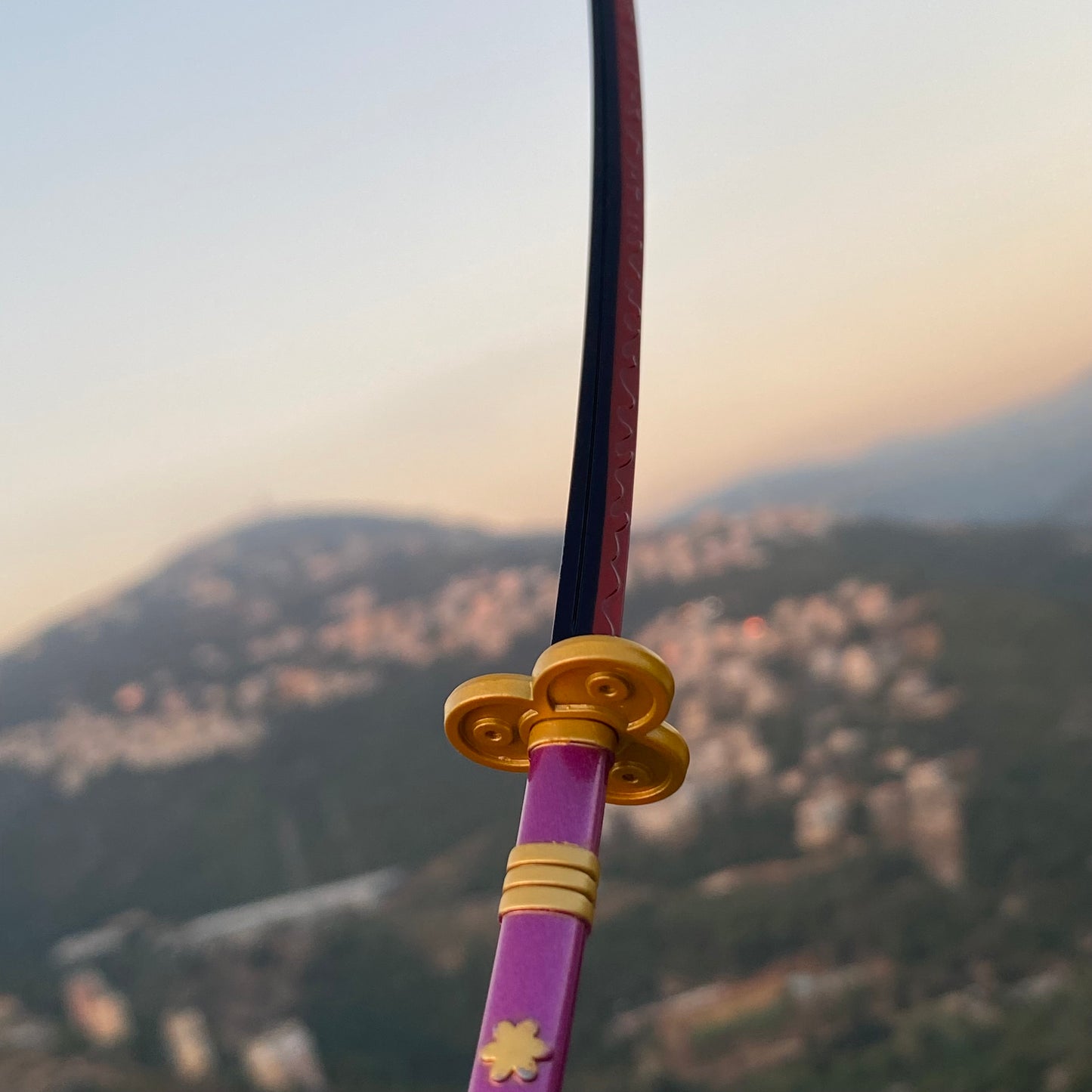 Enma Purple Katana Keychain