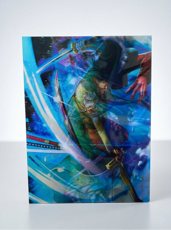 One Piece 5D Luminous Poster (Zoro/Mihawk/Ryuma)
