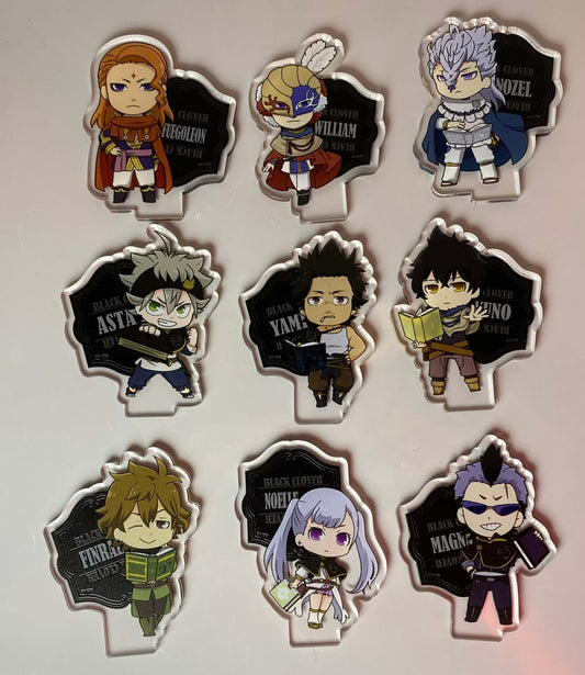 Black Clover Acrylic Stands!