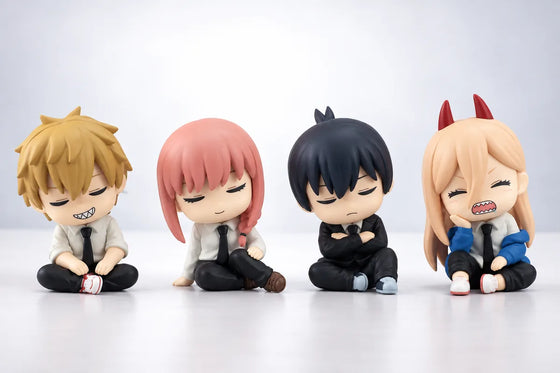 Chainsaw Man Sleeping Gachapon Figures!