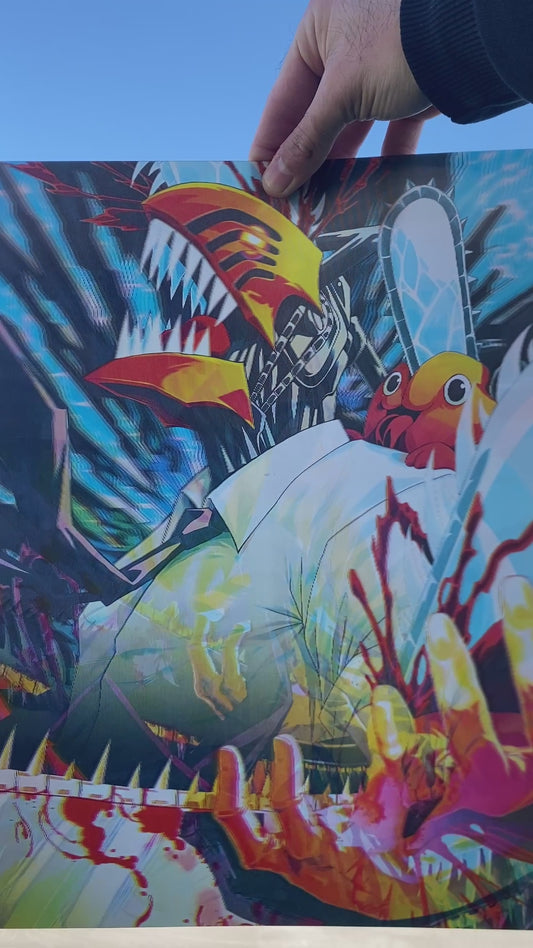 Chainsaw Man 5D Luminous Poster