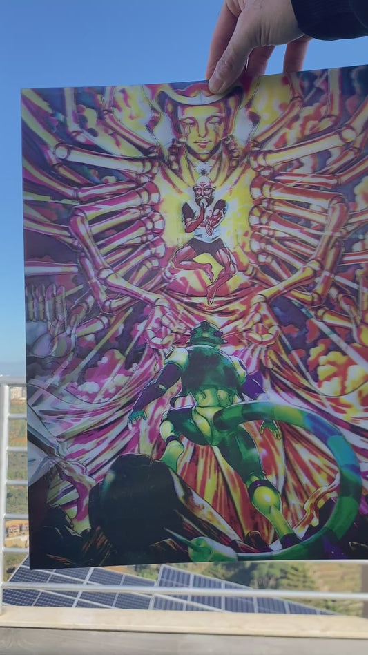 Netero VS Meruem 5D Luminous Poster