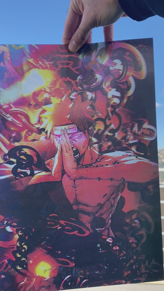 Naruto 5D Luminous Poster (Pain)