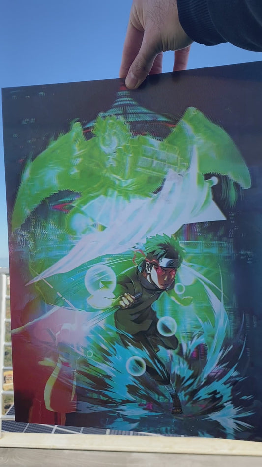 Naruto 5D Luminous Poster (Shusui/Itachi/Kakashi)