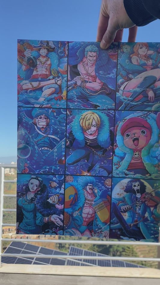 One Piece Crew 5D Luminous Poster