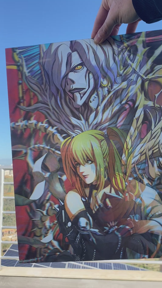 Death Note 5D Luminous Poster (Light/Misa/L)