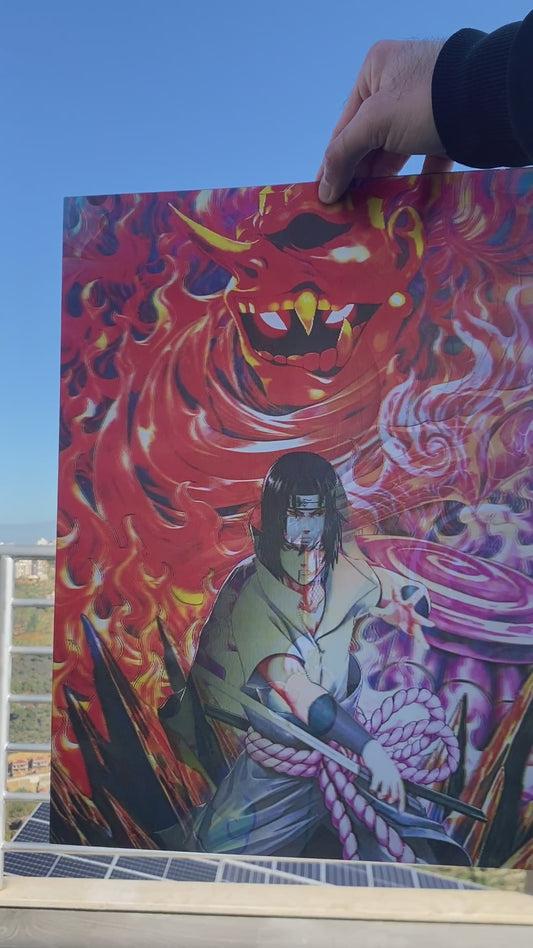Naruto 5D Luminous Poster (Madara/Itachi/Sasuke)