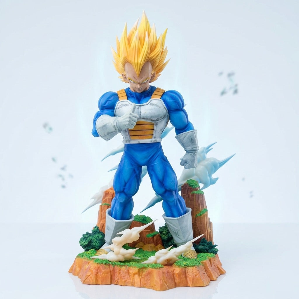 super super saiyan vegeta scale figure