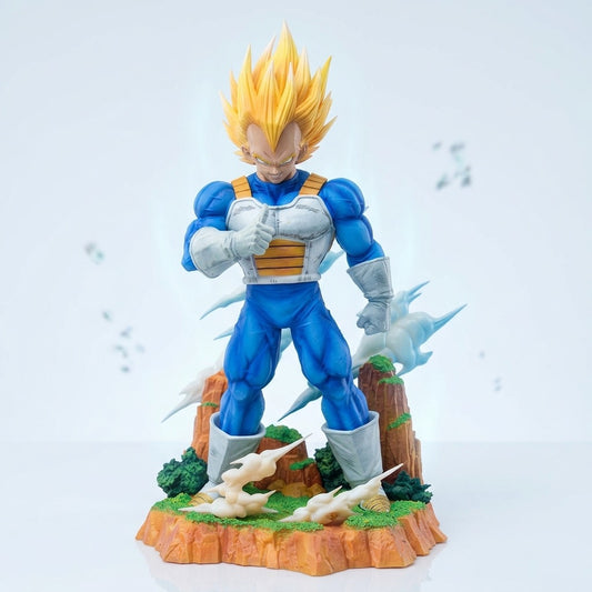 super super saiyan vegeta scale figure