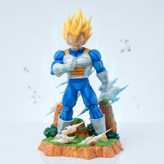 super super saiyan vegeta scale figure
